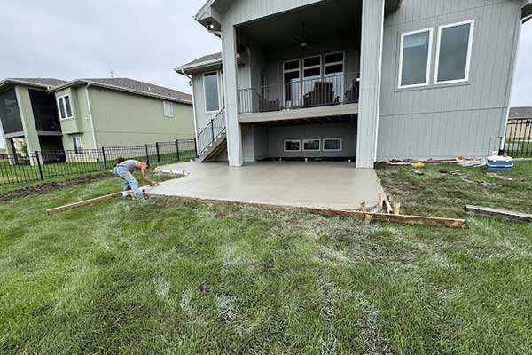 Concrete Patio Installation Concrete Patio Installation