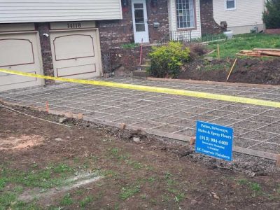 Concrete Driveway Layers